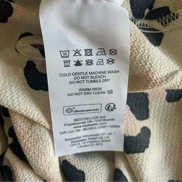 Vero Moda Leopard Print Slip Singlet Dress 30886 - Picture 8 of 8